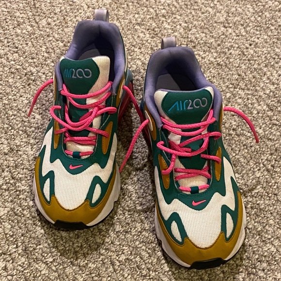 Nike Shoes - Nike Sneakers in Green, Gold, and Pink
